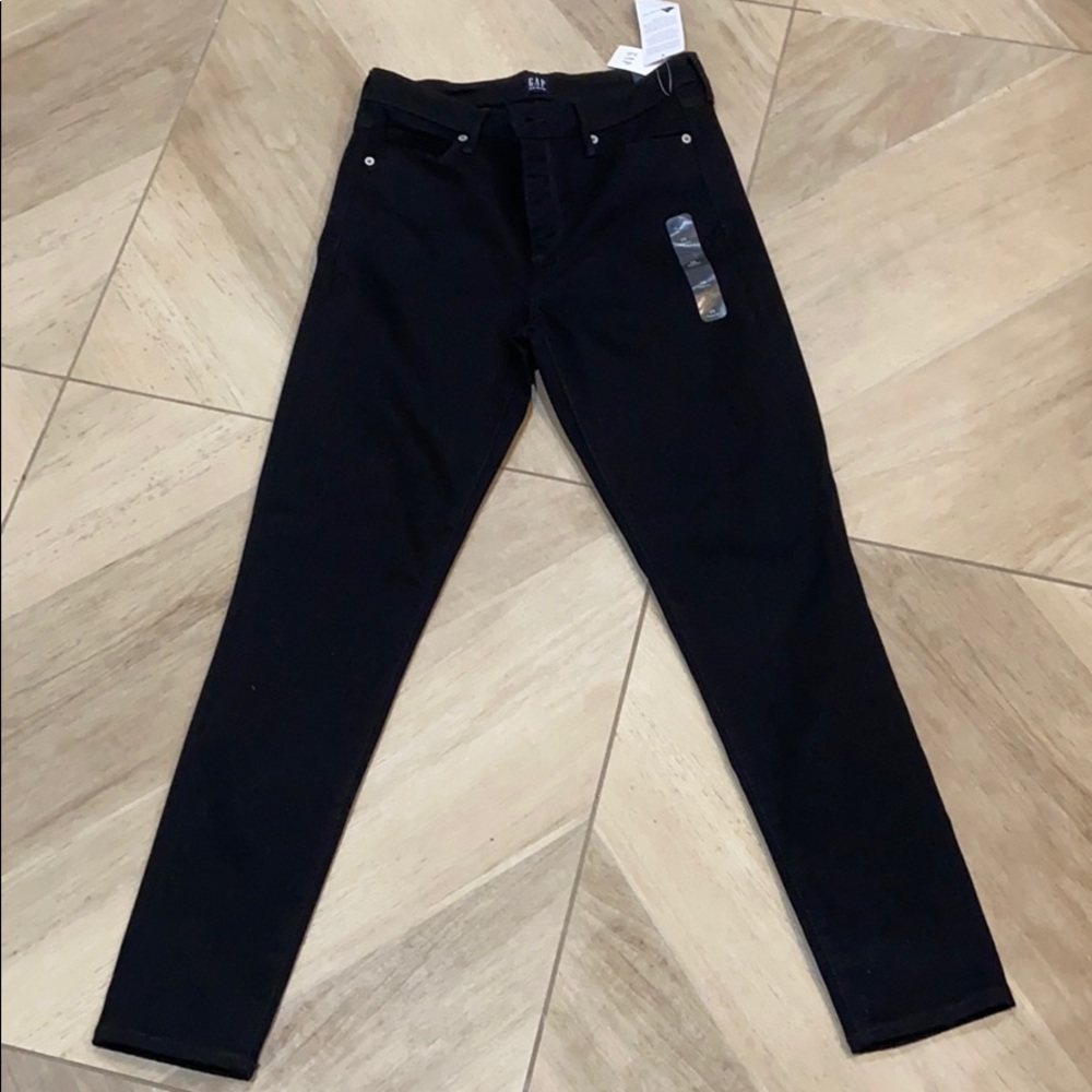 Gap black denim jeans. with tags